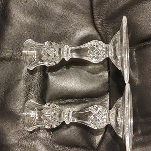 Taper candle holders, Diamond Cut